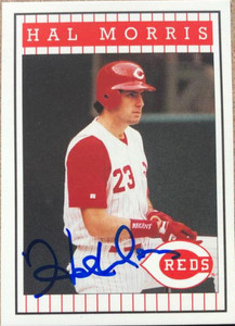 Hal Morris Autographed 1993 Kahn's Cincinnati Reds #NNO