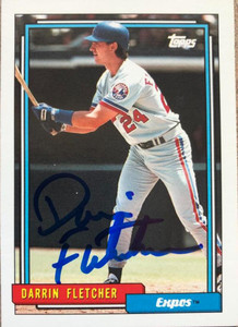 Darrin Fletcher Autographed 1992 Topps Traded #33T 