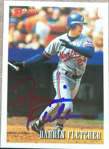 Darrin Fletcher Autographed 1993 Bowman #620
