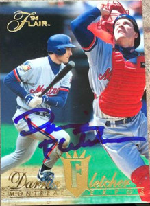 Darrin Fletcher Autographed 1994 Flair #188 Darrin Fletcher Autographed 1994 Flair #188