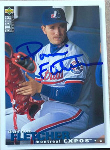 Darrin Fletcher Autographed 1995 Collector's Choice #243