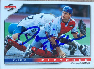 Darrin Fletcher Autographed 1996 Score #97