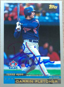 Darrin Fletcher Autographed 2000 Topps #29