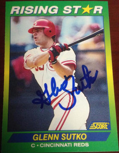 Glenn Sutko Autographed 1992 Score 100 Rising Stars #98