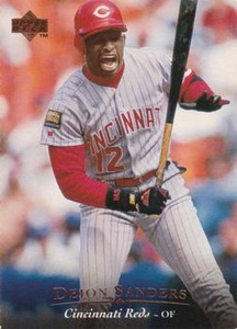 1995 Upper Deck #170 Deion Sanders VG Cincinnati Reds 