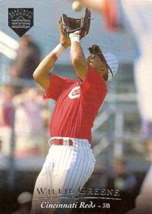 1995 Upper Deck Electric Diamond #168 Willie Greene VG Cincinnati Reds 