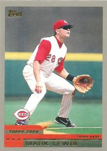 2000 Topps #21 Mark Lewis VG Cincinnati Reds 