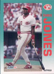 1992 Fleer #410 Chris Jones VG Cincinnati Reds 
