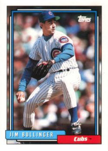 1992 Topps Traded #17T Jim Bullinger VG Chicago Cubs 