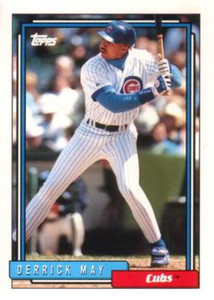 1992 Topps Traded #68T Derrick May VG Chicago Cubs 