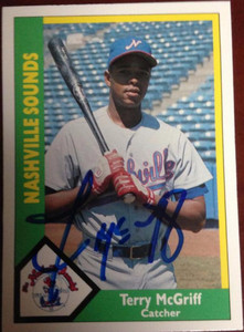 Terry McGriff Autographed 1990 CMC #129