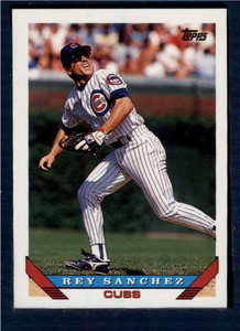 1993 Topps #292 Rey Sanchez VG Chicago Cubs 