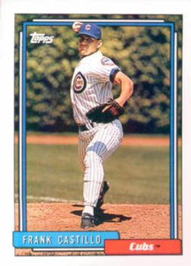 1992 Topps #196 Frank Castillo VG Chicago Cubs 