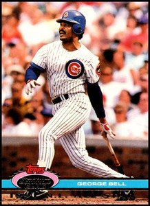 1992 Stadium Club Dome #13 George Bell VG Chicago Cubs 
