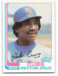 1982 Topps #663 Hector Cruz VG Chicago Cubs 