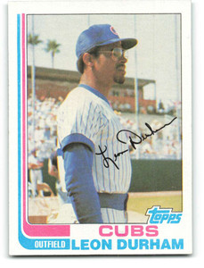1982 Topps #607 Leon Durham VG Chicago Cubs 