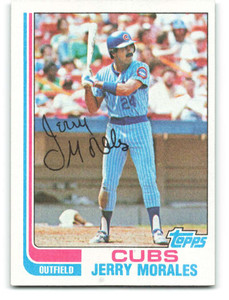 1982 Topps #33 Jerry Morales VG Chicago Cubs 