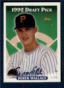 1993 Topps #459 Derek Wallace VG RC Rookie Chicago Cubs 