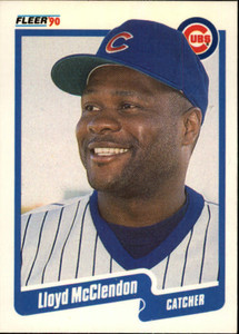 1990 Fleer #38 Lloyd McClendon VG Chicago Cubs 