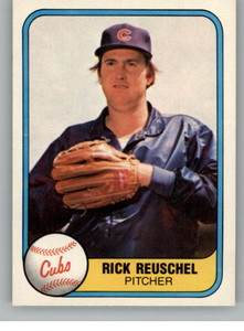 1981 Fleer #293 Rick Reuschel VG Chicago Cubs 