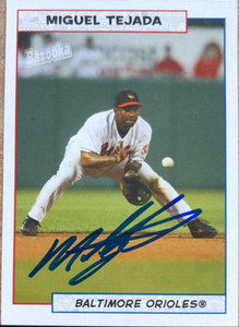 Miguel Tejada Autographed 2005 Bazooka #121