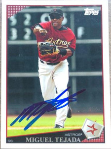 Miguel Tejada Autographed 2009 Topps #205