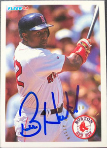Billy Hatcher Autographed 1994 Fleer #35