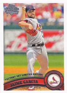 2011 Topps Diamond Anniversary Factory Set #23 Jaime Garcia NM-MT  St. Louis Cardinals 