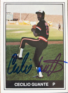 Cecilio Guante Autographed 1982 TCMA Portland Beavers #3