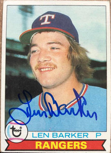 Len Barker Autographed 1979 Topps #94