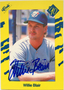 Willie Blair Autographed 1990 Classic #T52