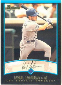 2001 Bowman #316 Paul Lo Duca VG Los Angeles Dodgers 