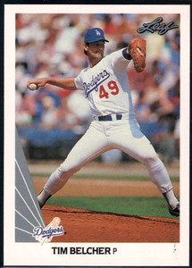 1990 Leaf #200 Tim Belcher VG Los Angeles Dodgers 