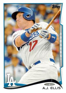 2014 Topps #519 A.J. Ellis NM-MT  Los Angeles Dodgers 