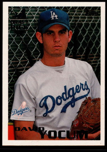 1996 Topps #236 David Yocum VG RC Rookie Los Angeles Dodgers 