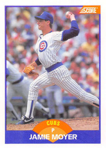 1989 Score #263 Jamie Moyer VG Chicago Cubs 