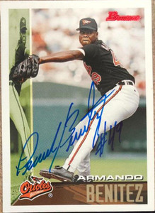 Armando Benitez Autographed 1995 Bowman #429