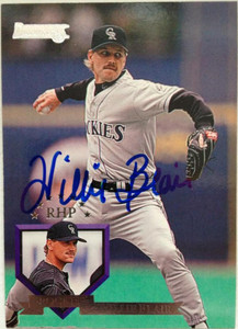 Willie Blair Autographed 1995 Donruss #47