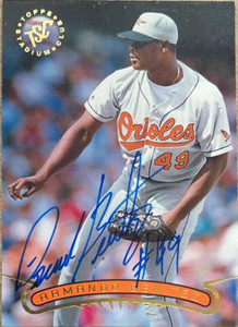 Armando Benitez Autographed 1996 Stadium Club #366