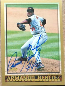 Armando Benitez Autographed 1998 Topps #203