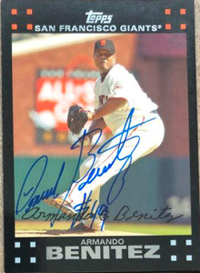 Armando Benitez Autographed 2007 Topps #211