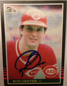 Ron Oester Autographed 1985 Donruss #81