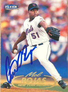 Mel Rojas Autographed 1998 Fleer Tradition #447