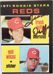 SOLD 3788 Frank Duffy Autographed 1971 Topps #164 Rookie Card 