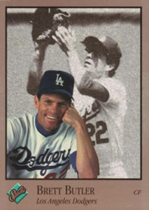 1992 Studio #41 Brett Butler VG Los Angeles Dodgers 