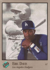 1992 Studio #43 Eric Davis VG Los Angeles Dodgers 