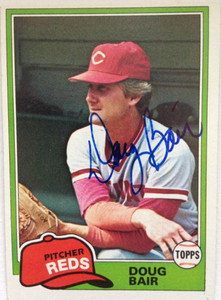 Doug Bair Autographed 1981 Topps #73