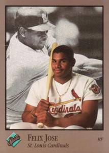 1992 Studio #94 Felix Jose VG St. Louis Cardinals 