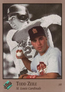 1992 Studio #100 Todd Zeile VG St. Louis Cardinals 