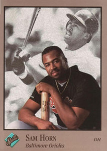 1992 Studio #125 Sam Horn VG Baltimore Orioles 